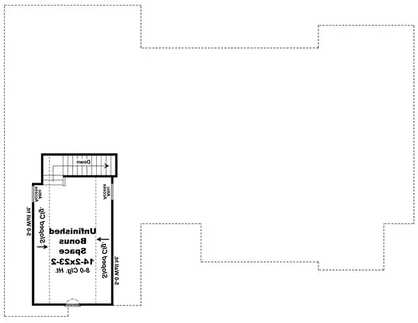 Bonus Room Floorplan