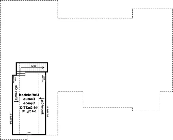 Bonus Room Floorplan