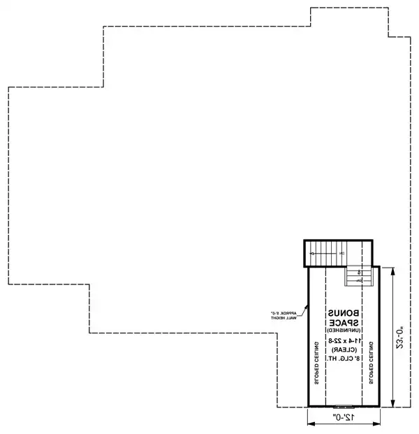 Bonus Room Floorplan