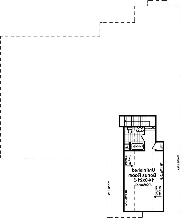 Bonus Room Floorplan