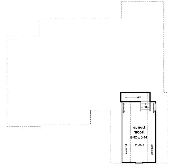 Bonus Room Floorplan