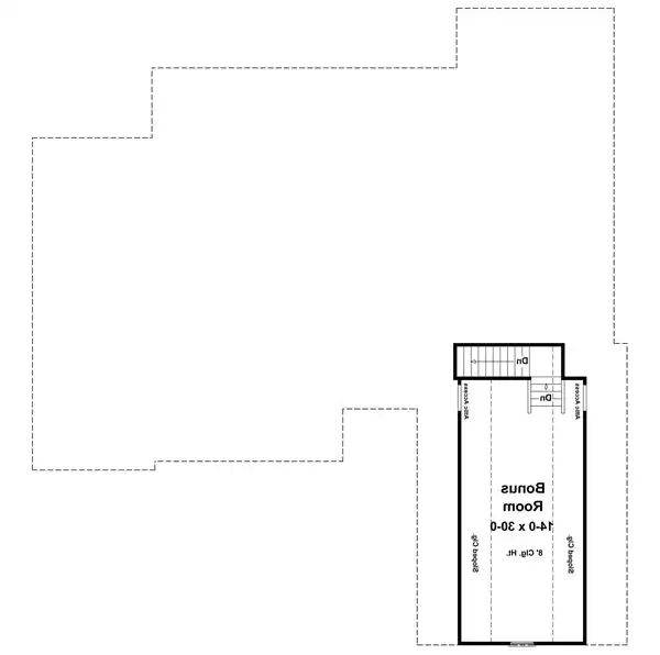 Bonus Room Floorplan