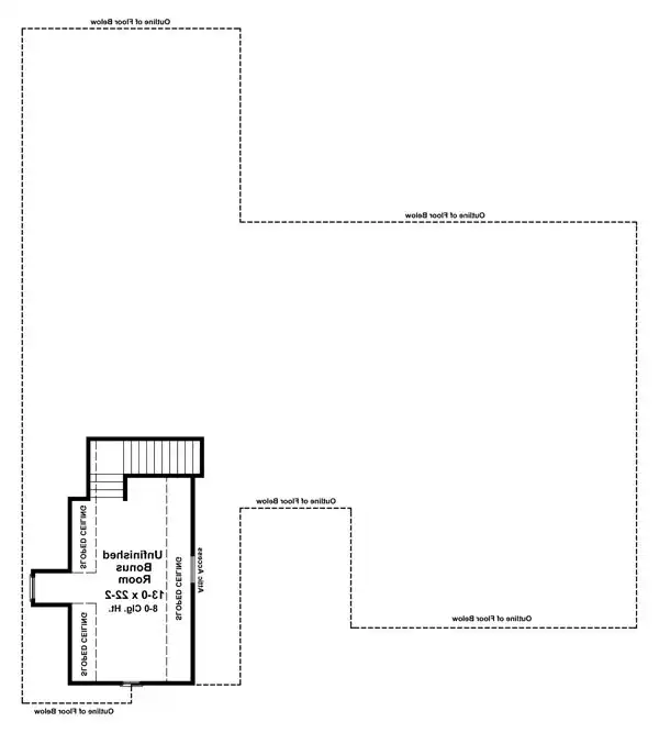 Bonus Room Floorplan