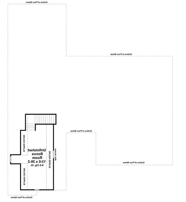 Bonus Room Floorplan