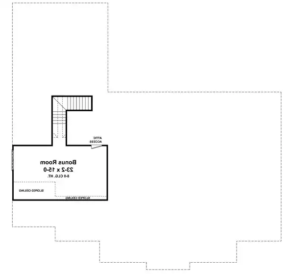 Bonus Room Floorplan