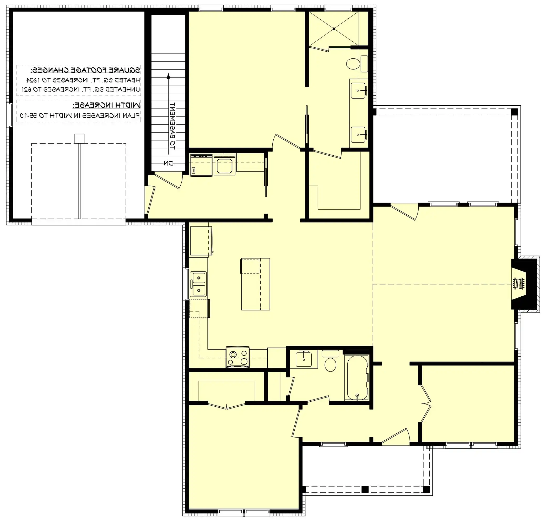 1st Floor with Basement Stair Location
