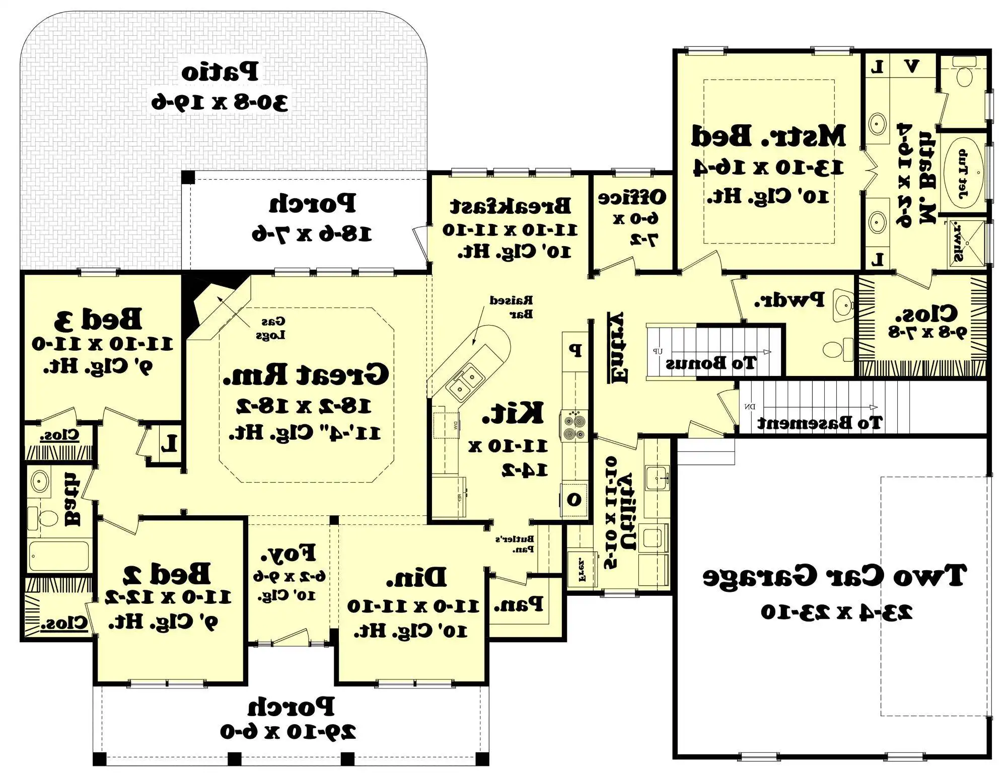 Basement Stairs Location
