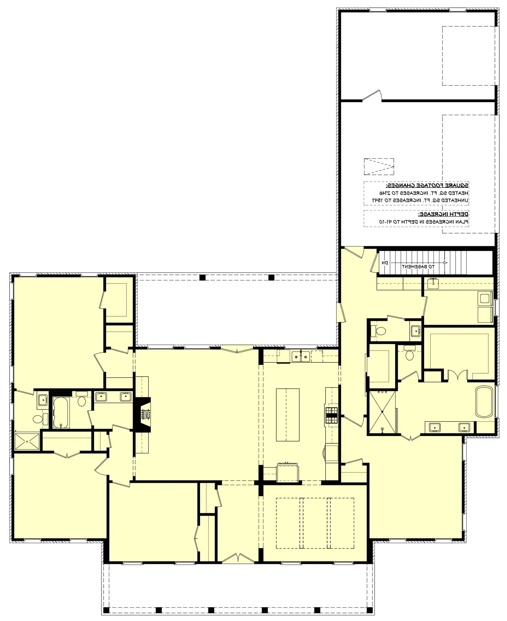 1st Floor with Basement Stair Location