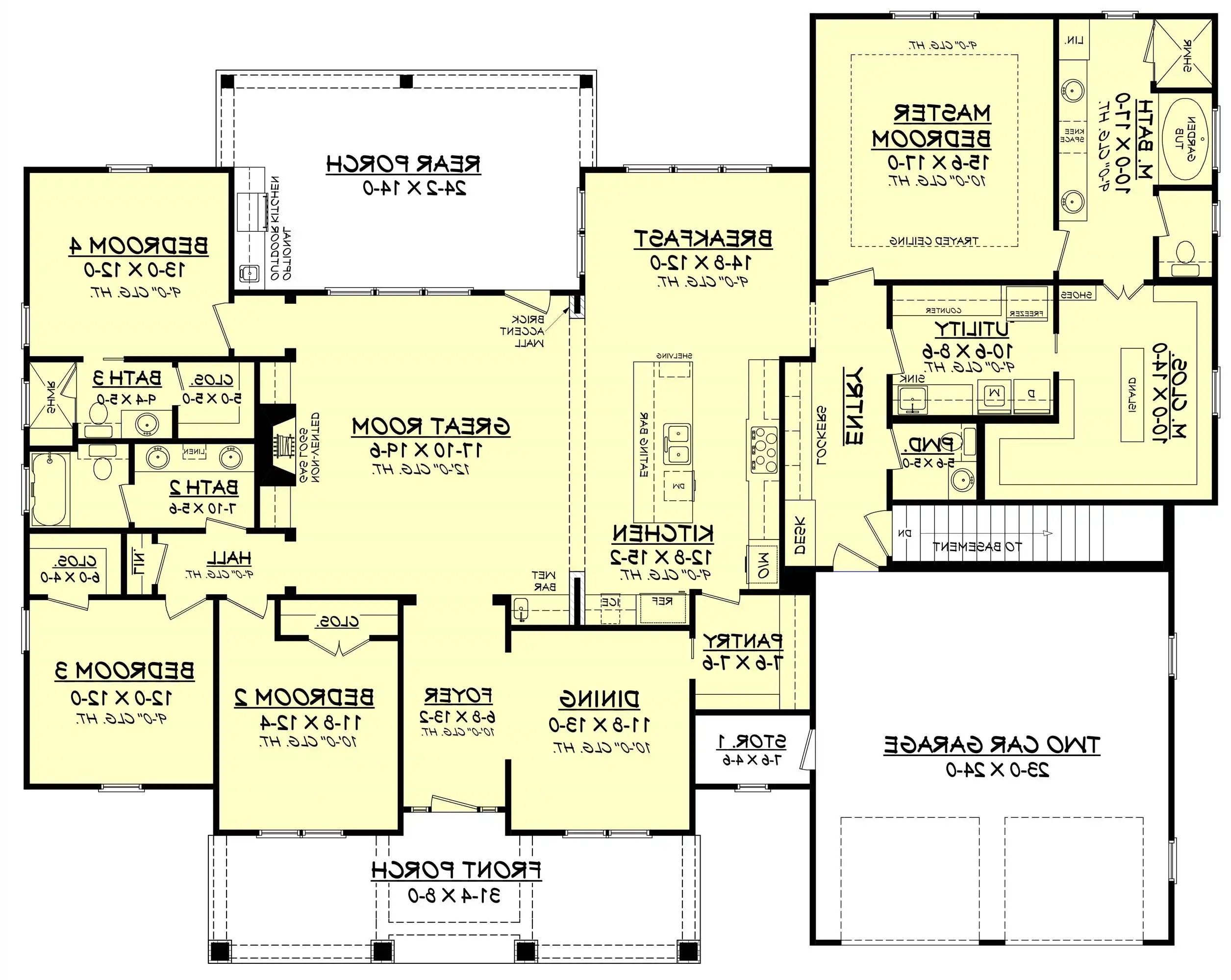 Basement Stair Location
