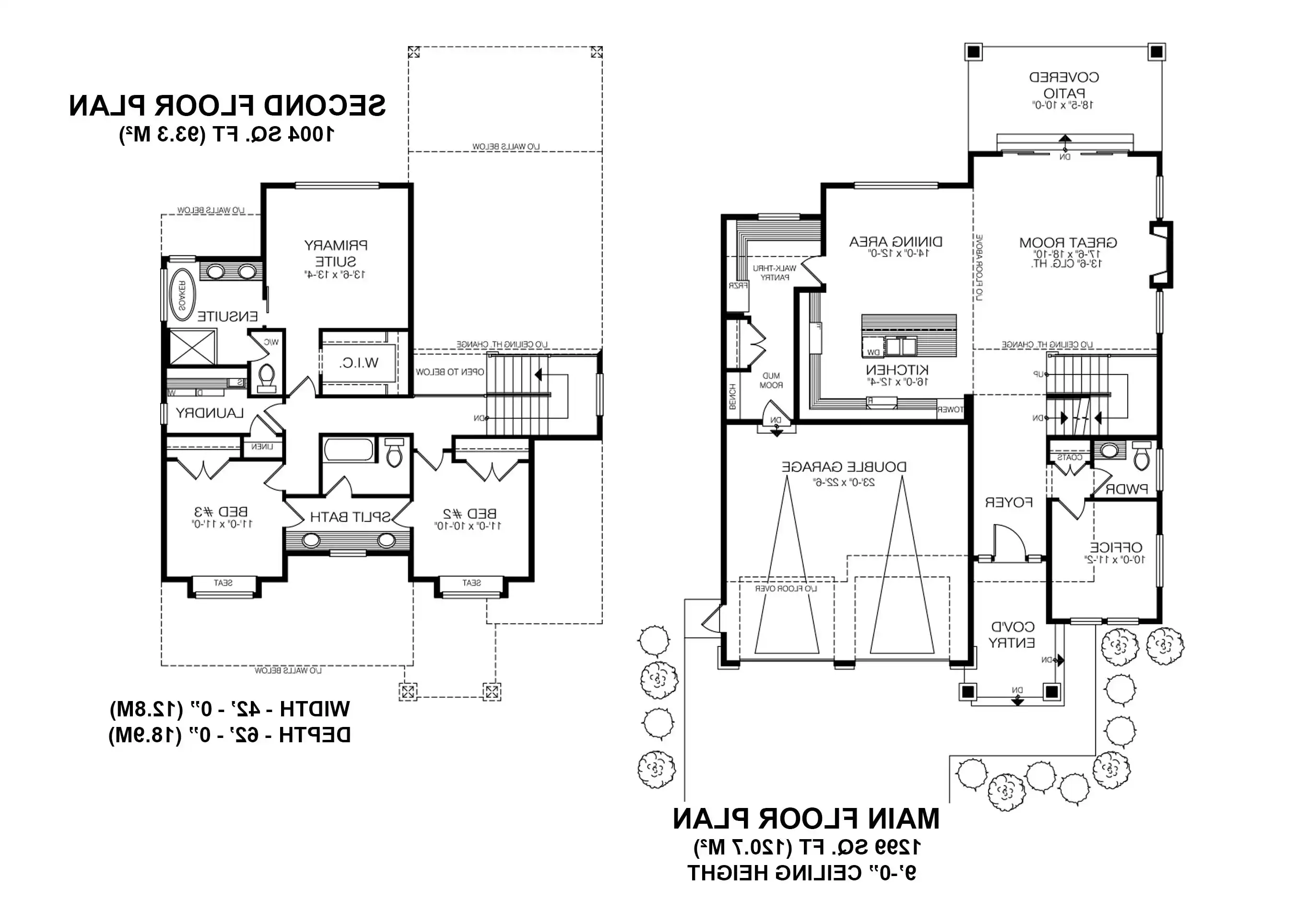 Main Floor and Second Floor