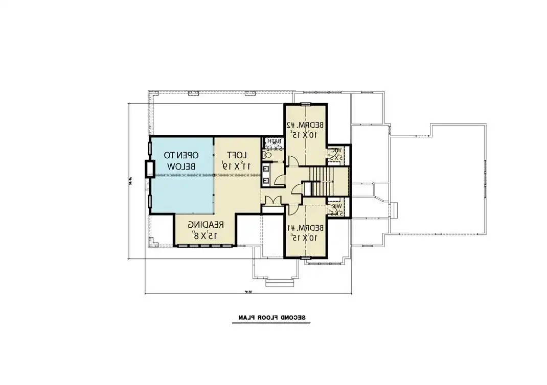 Second Floor - Attached Garage