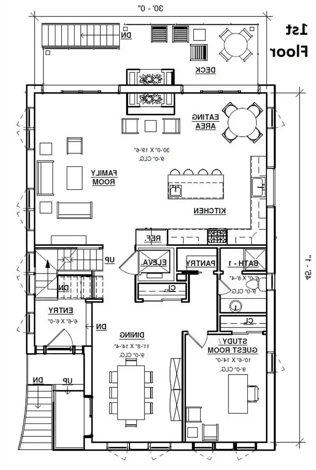 1st Floor Plan