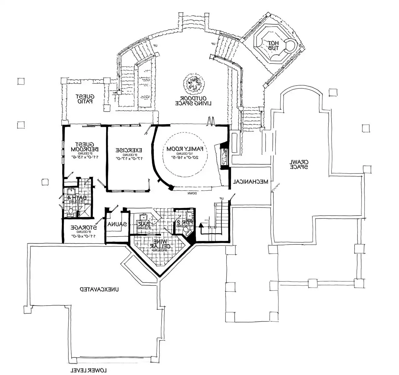 Lower Level Floor Plan