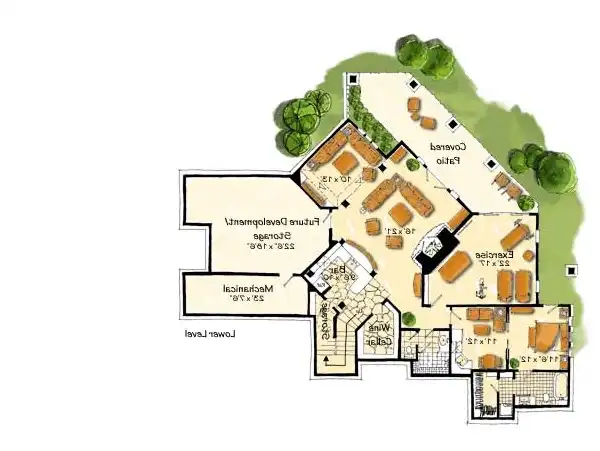 Lower Level Floor Plan