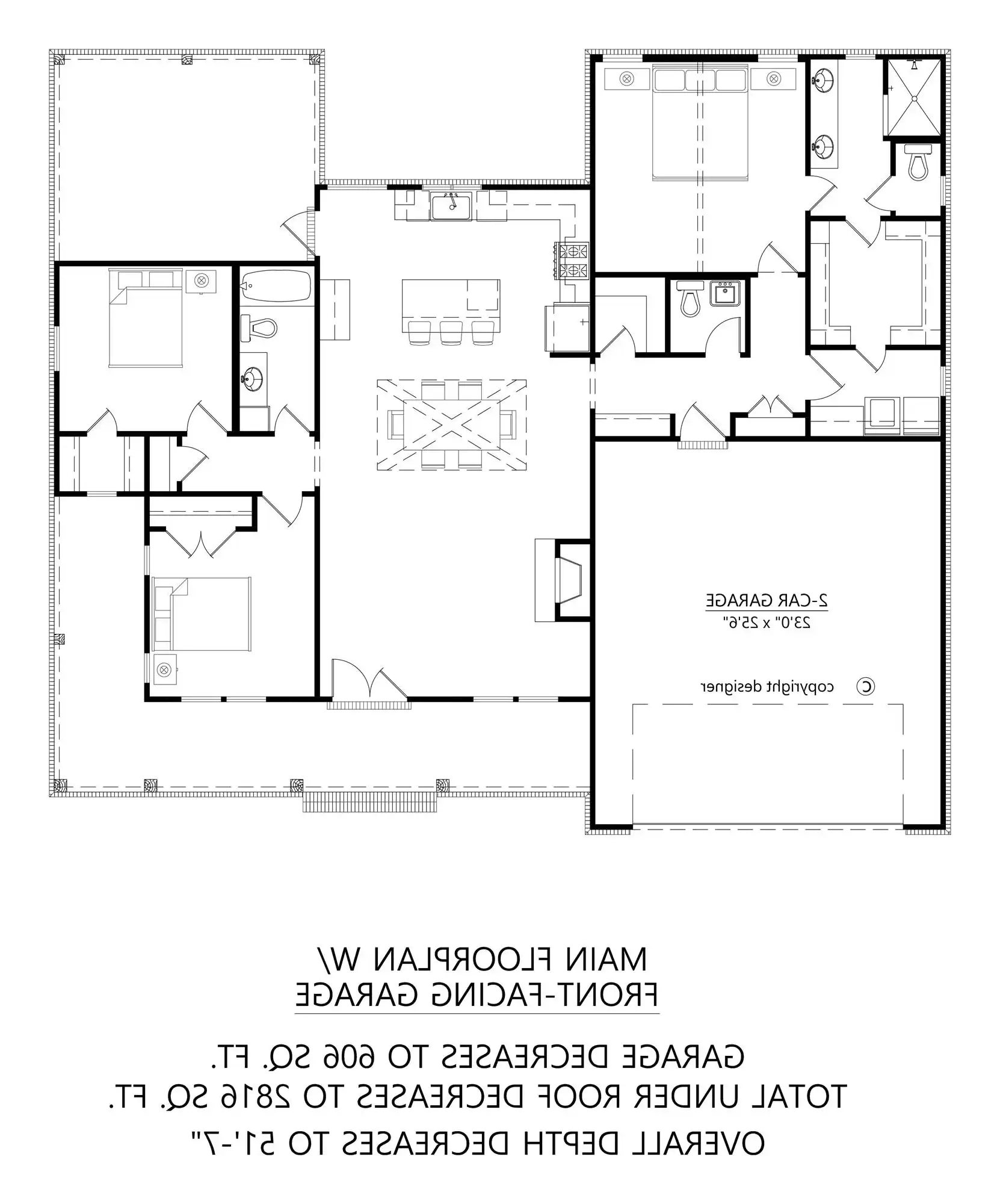 Front Facing Garage
