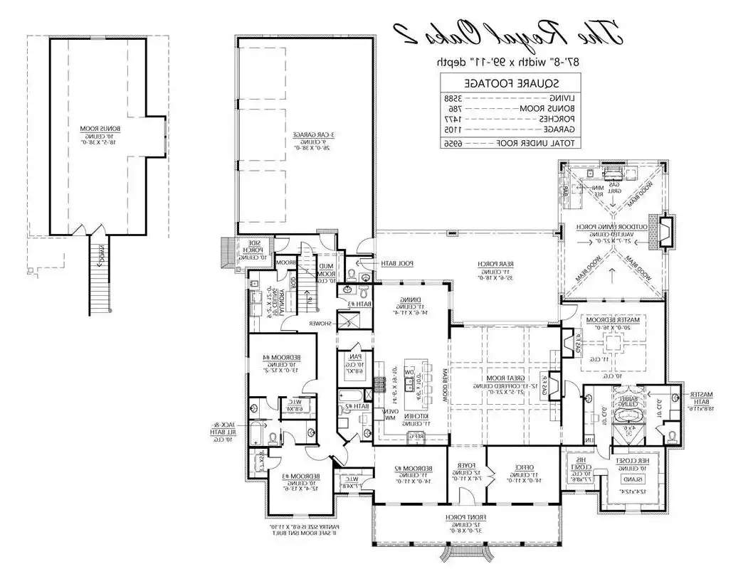 Modified 1st Floor Plan