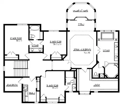 Upper Floor Plan
