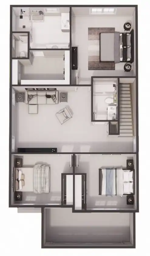 2nd Floor Furnished