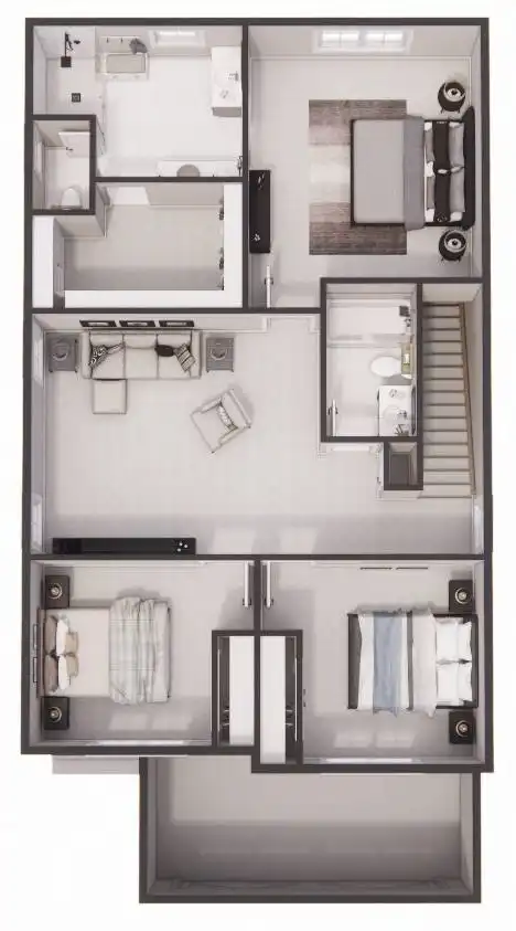 2nd Floor Furnished