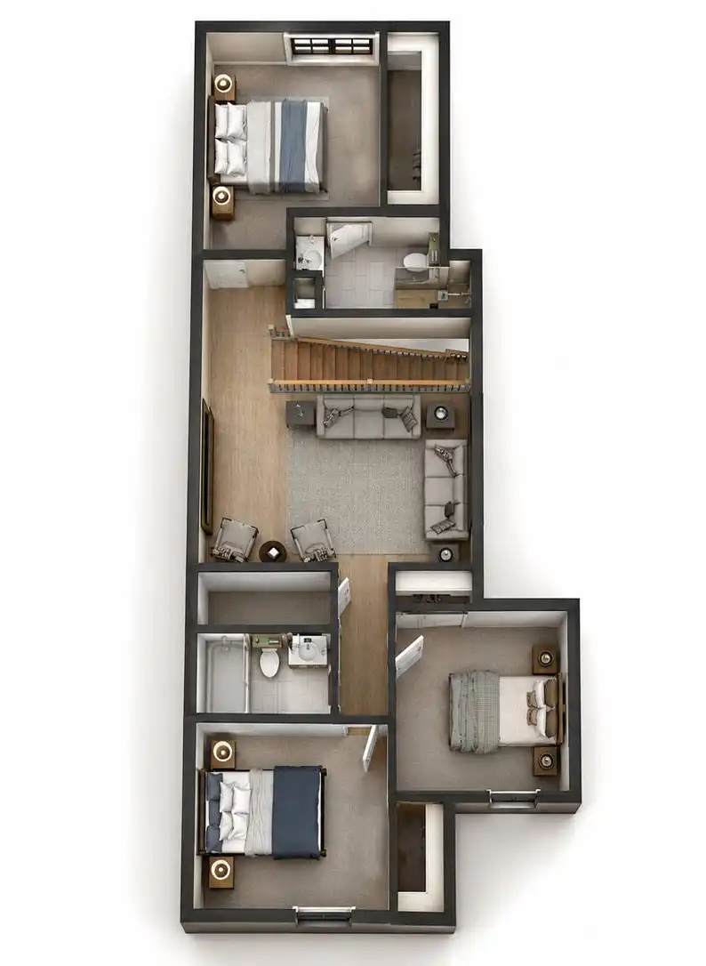 2nd Floor Furnished
