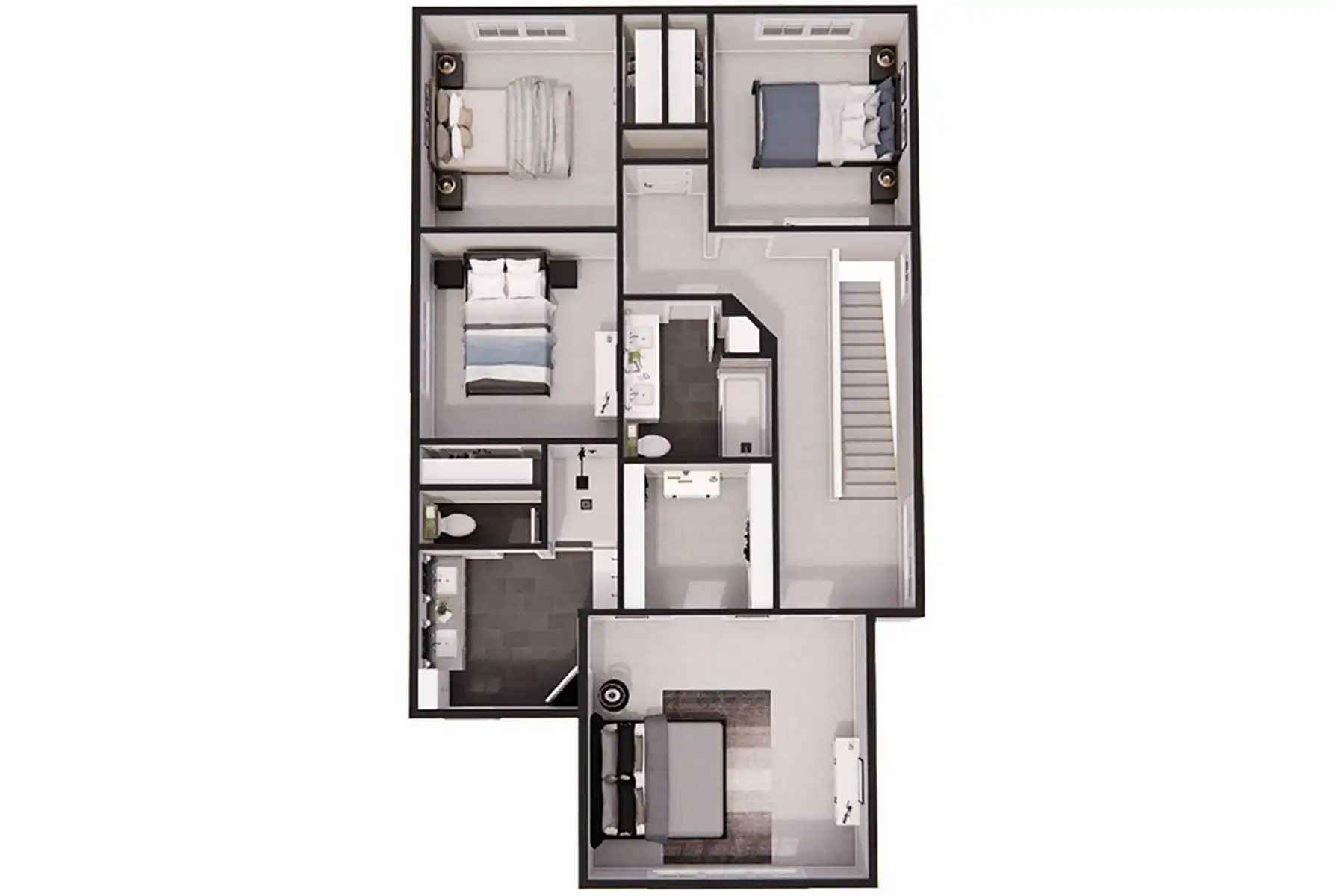 2nd Floor Furnished