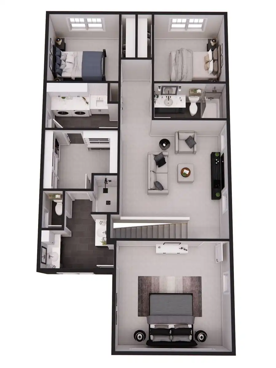 2nd Floor Furnished
