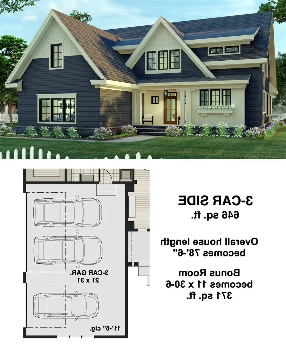 3-Car Side Entry