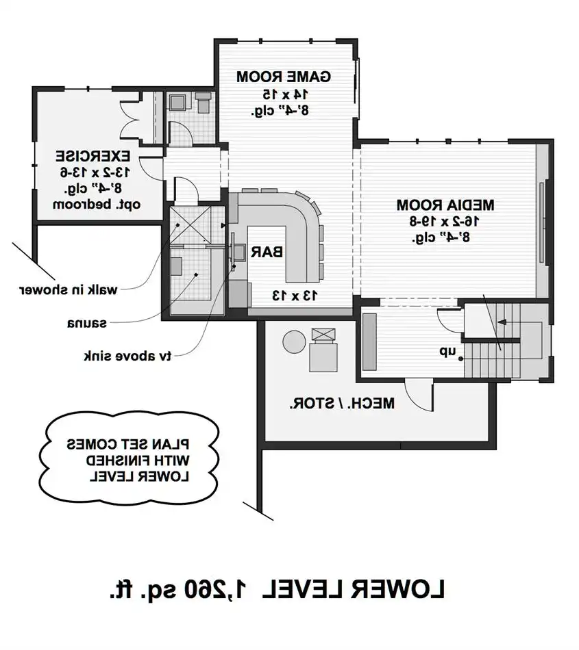 Lower Level Floor Plan