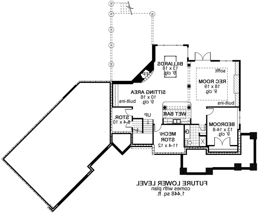 Lower Level Floor Plan