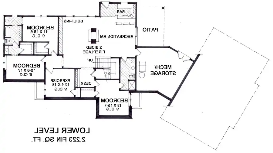 Lower Level Floor Plan