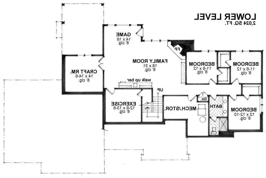 Lower Level Floor Plan