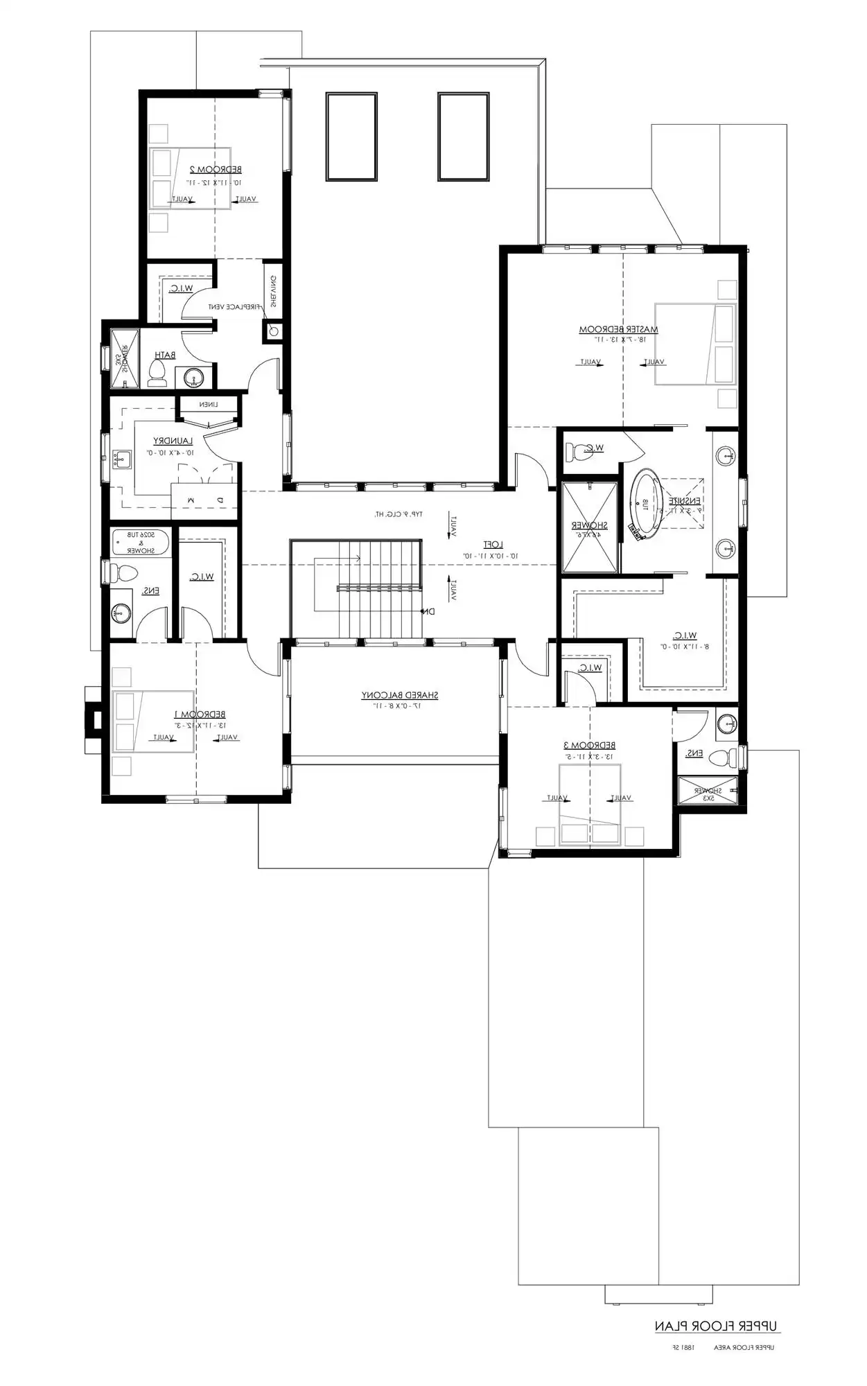 2nd Floor with Optional 3-Car Garage