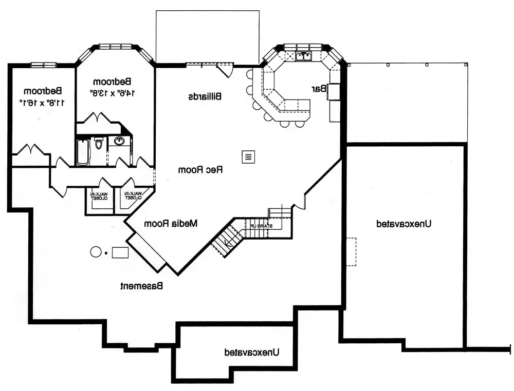 Walkout Basement Floor Plan