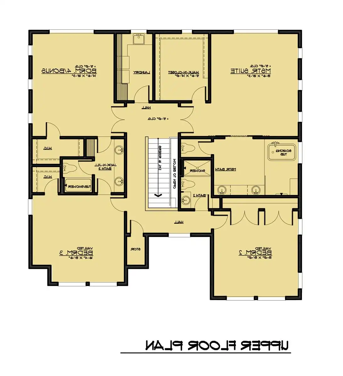 Upper Floor Plan