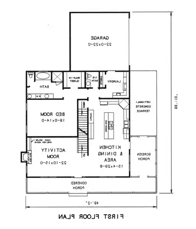 1st floor plan