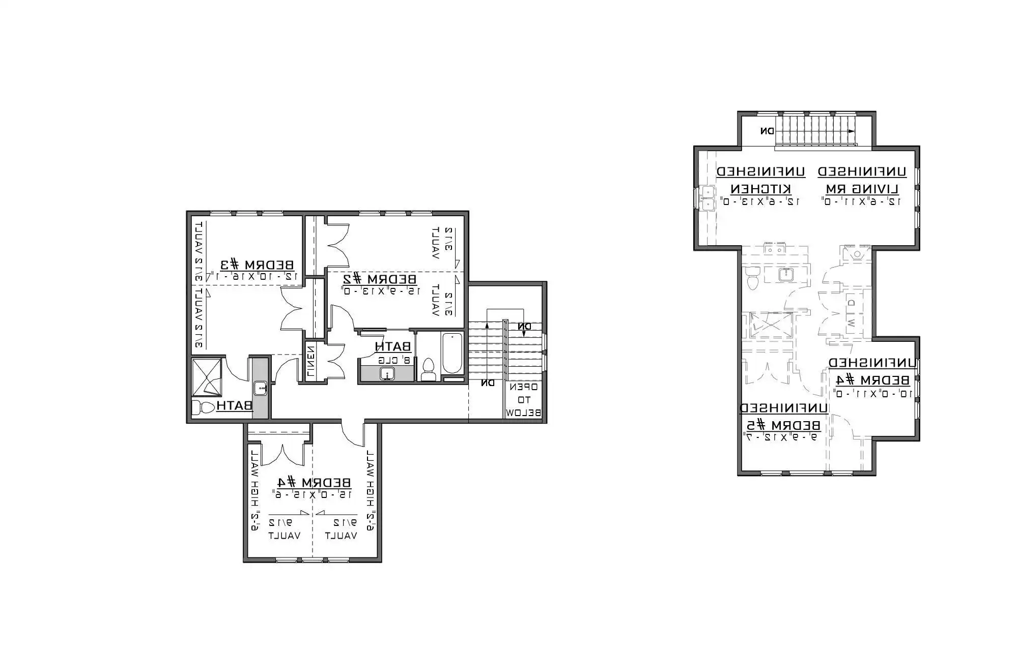 2nd Floor with Optional In-Law Suite Above Garage
