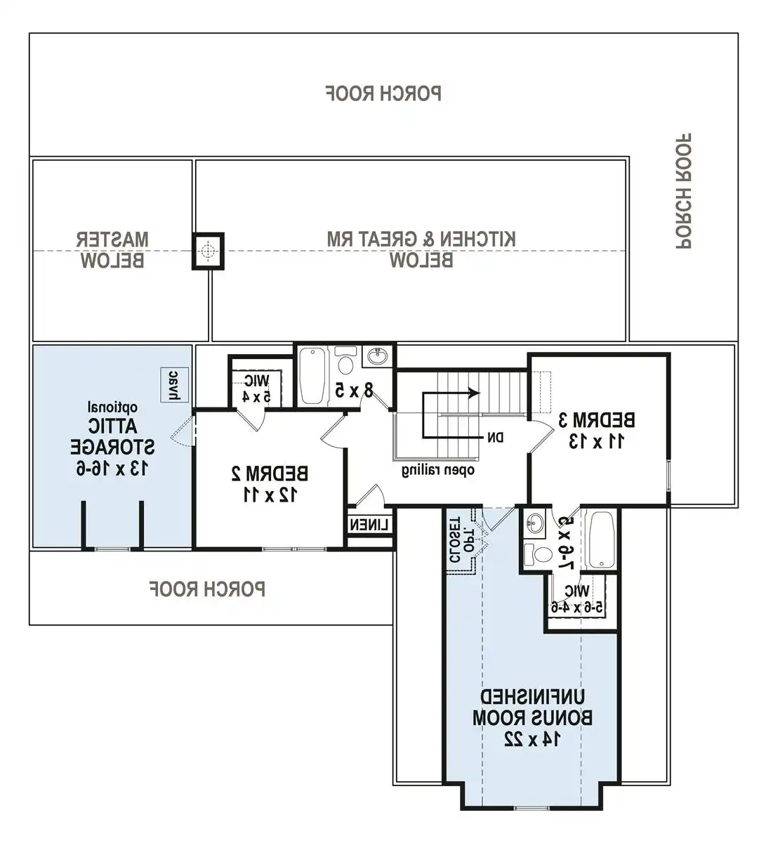 2nd Level Floor Plan