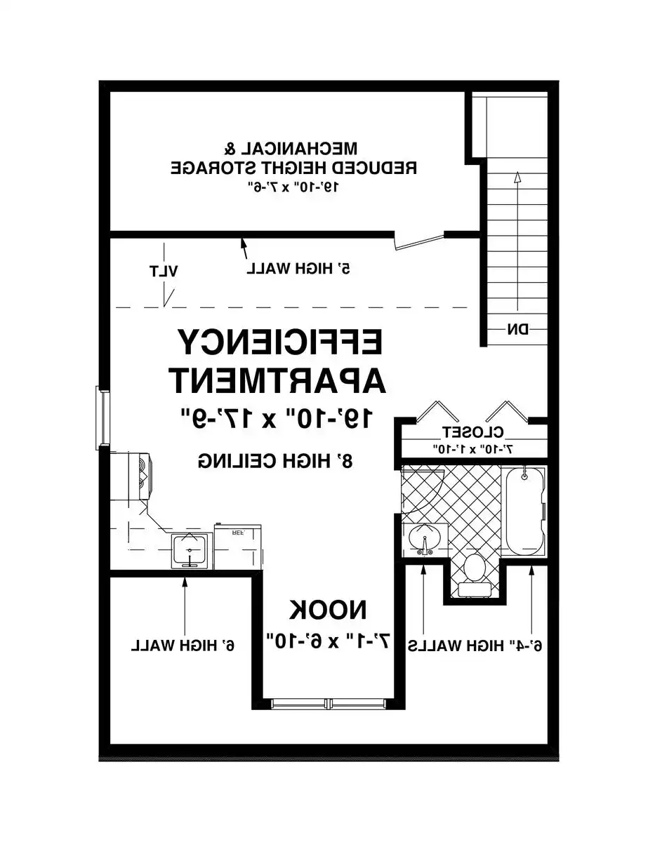Upper Level Apartment Plan
