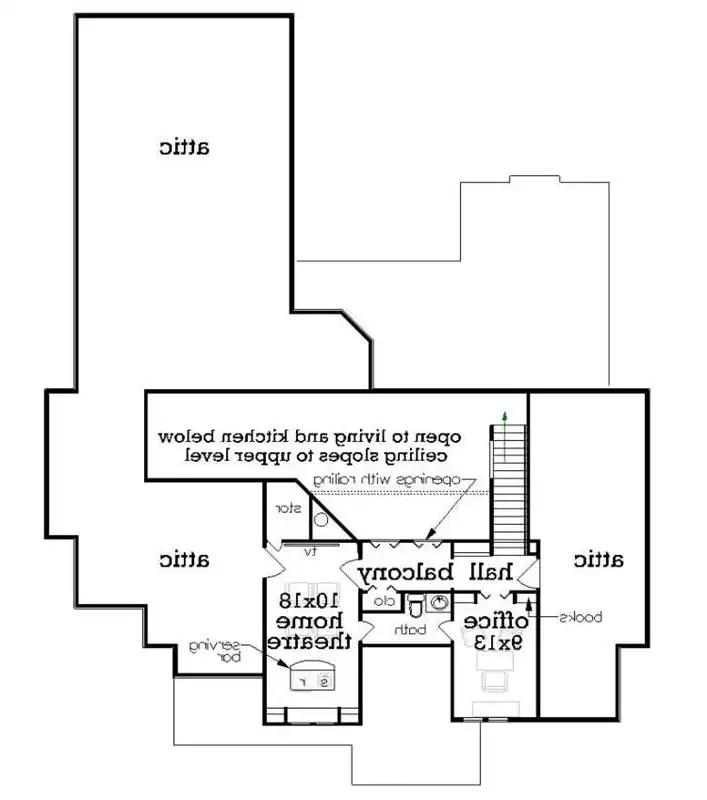 Optional Upper Level Floor Plan
