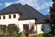 Striking Black Slates on Home