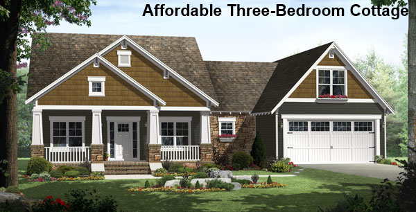For an Affordable Craftsman Perfect for a New Home Owner, See This Plan!