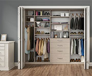 With Shelves, Drawers, and Hanging Rods, You'll Create an Amazing Closet!