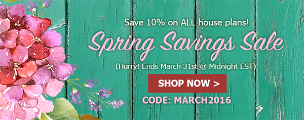 Shop our Spring House Plan Sale