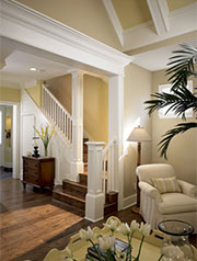 Install Faux Beams to Visually Lower the Ceiling and Add Charm