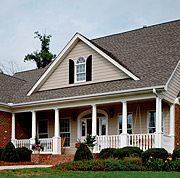 Gorgeous Brick and Vinyl Home with Warm Color Palette