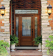 Beautiful Wood-Grain Fiberglass Door