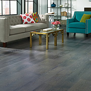 A Gray Prefinished Engineered Hardwood Option