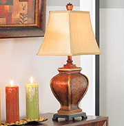 A Warm Lamp Base for Creating a Homey Glow