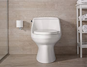 A Sleek Toilet with a Low-Profile Silhouette