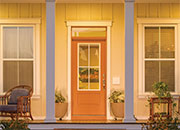 An Efficient Fiberglass Door You Can Paint to Give Your Colonial Personality